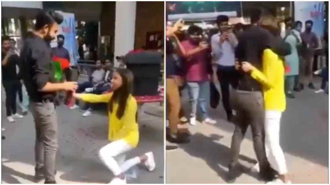 Video: alumna pide matrimonio a su novio y los expulsan