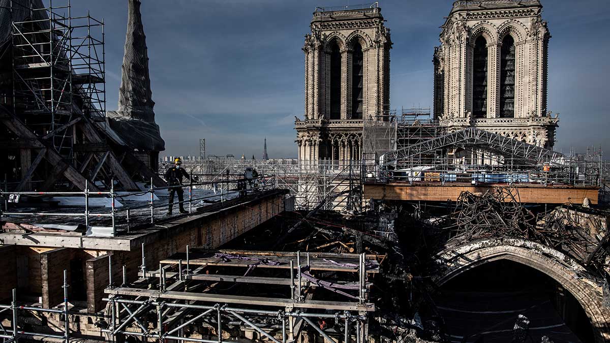 Se cumplen 2 años del incendio de Notre Dame; así va la reconstrucción