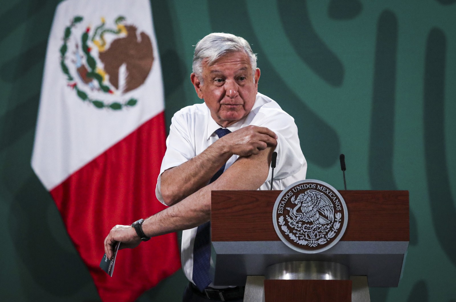 65% de la población del país está vacunada contra el Covid-19, dice AMLO
