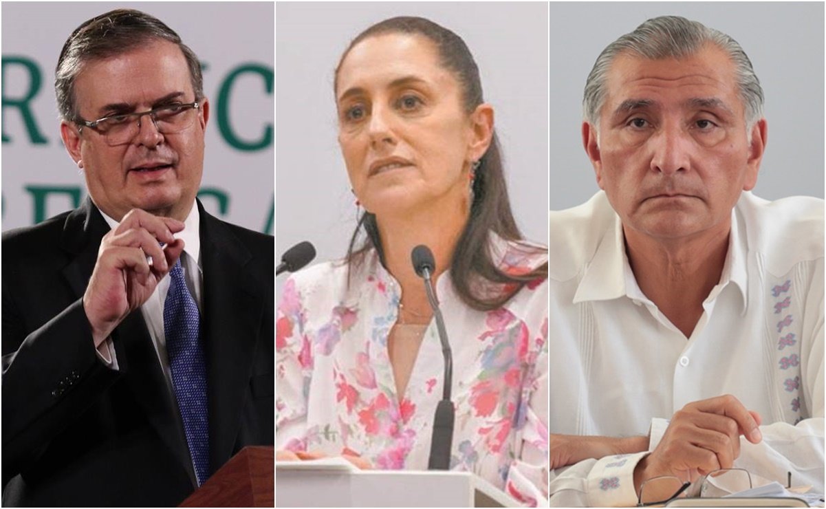 Ebrard, Sheinbaum y Adán, los mejor posicionados