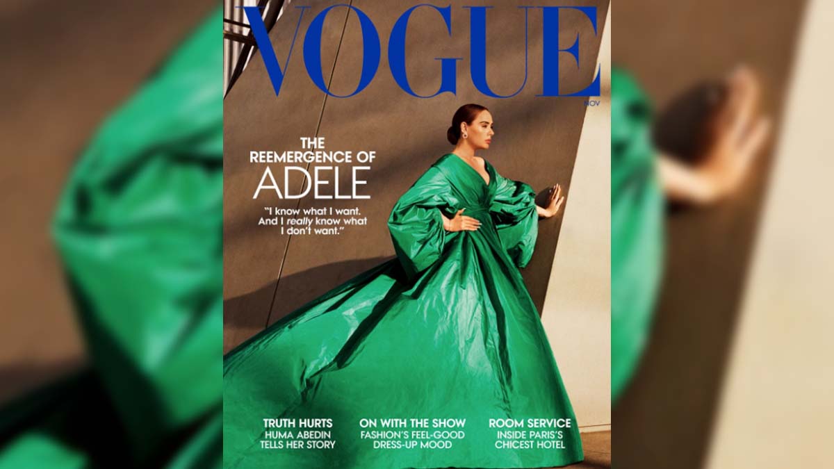Adele impacta en portada de Vogue, aquí las fotos