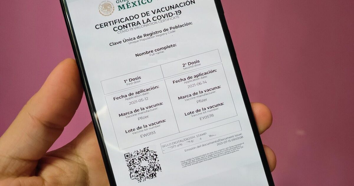 ¿Quieres ir al Reino Unido? Ya aceptarán certificado mexicano de vacunación COVID-19