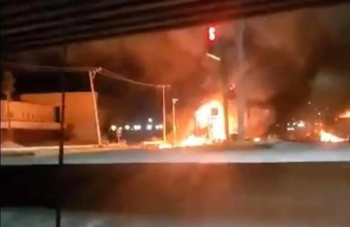 Se reporta balacera, bloqueos y quema de vehículos desde la madrugada en Tamaulipas