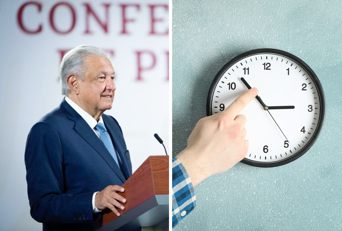 Envía AMLO iniciativa al Congreso para eliminar el horario de verano