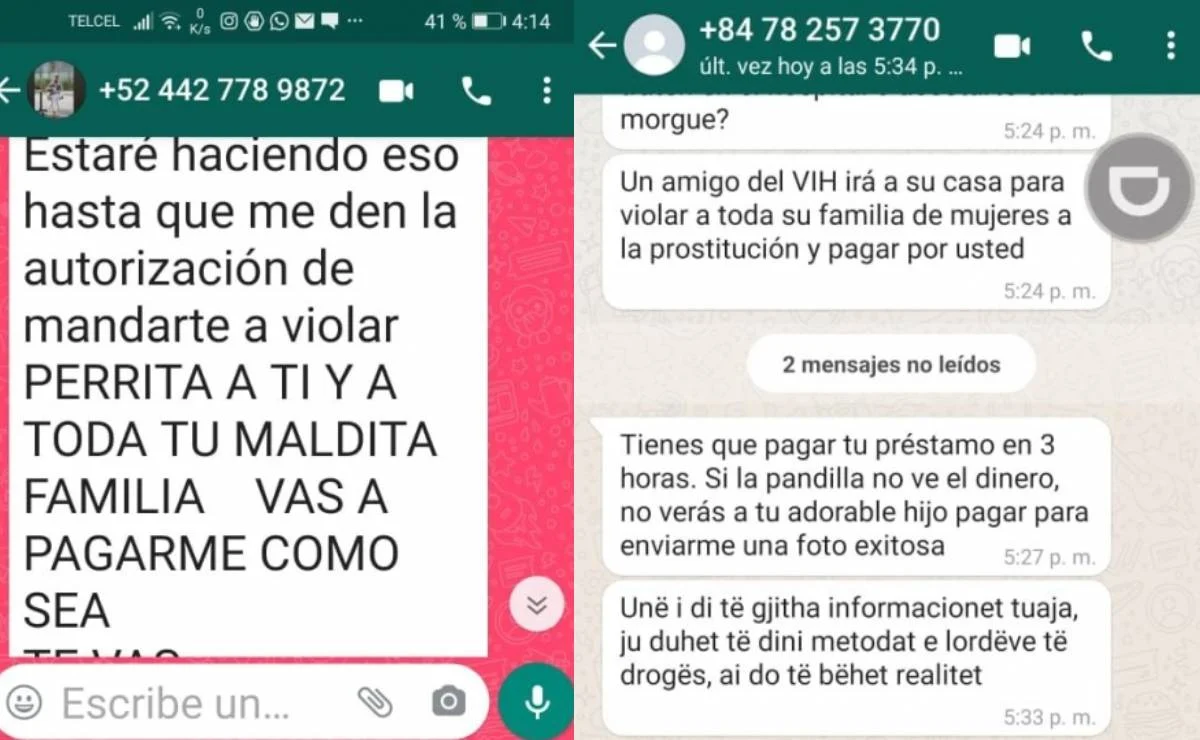 Así es como los «montadeudas» amenazan a sus víctimas