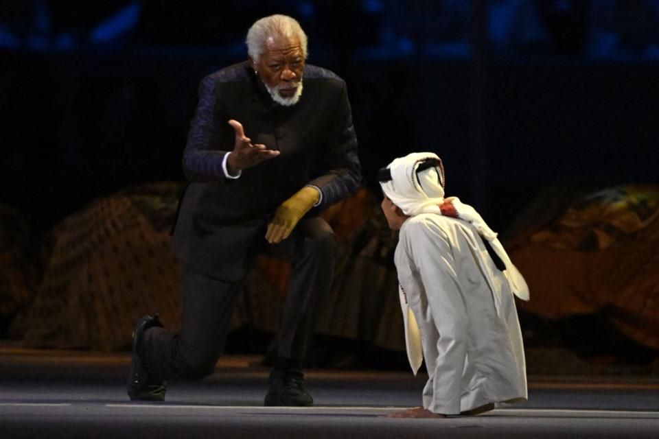 Morgan Freeman abre el Mundial de Qatar