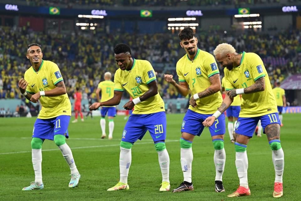 Goleada, ‘jogo bonito’ y samba de Brasil sobre Corea del Sur
