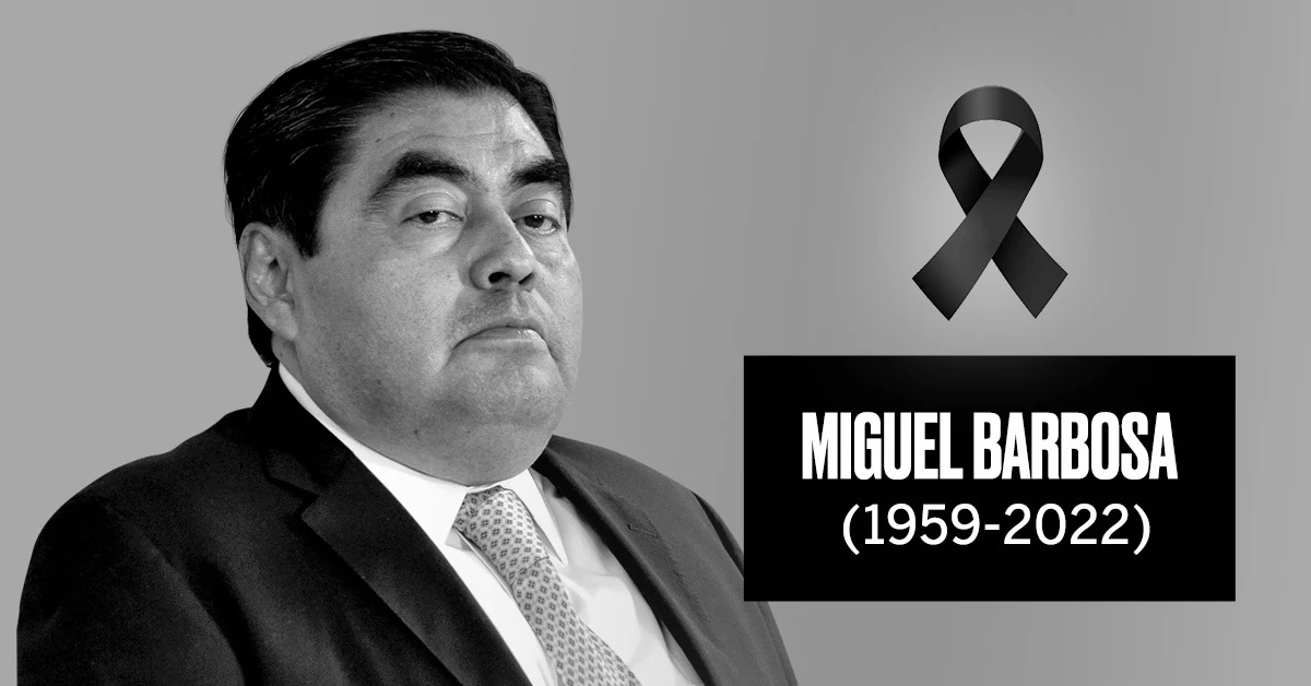 Falleció Miguel Barbosa, gobernador de Puebla