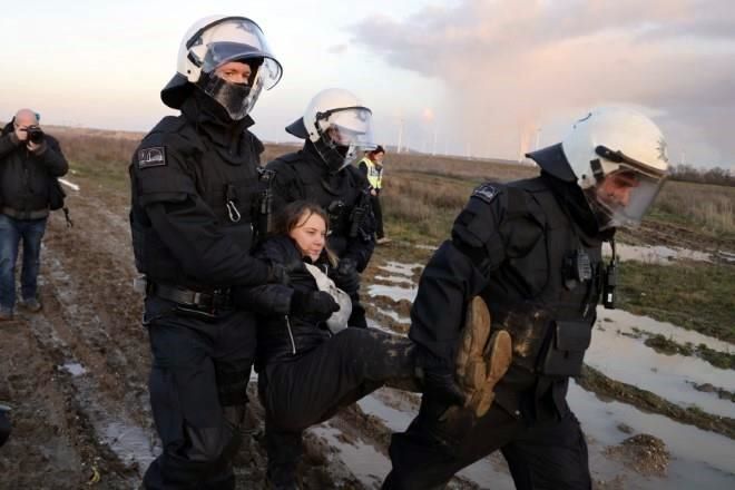 Detiene Policía alemana a Greta Thunberg