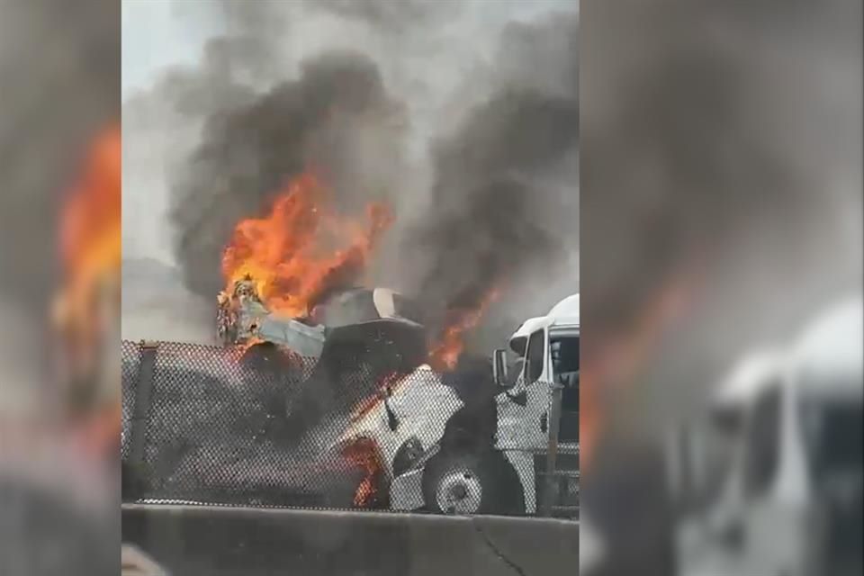 Carambola deja varios heridos en autopista de Jalisco
