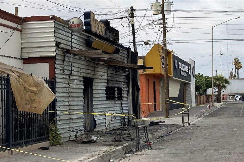 Detienen a hombre que incendió bar en Sonora