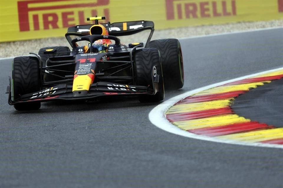 Sale Checo Pérez segundo en el GP de Bélgica