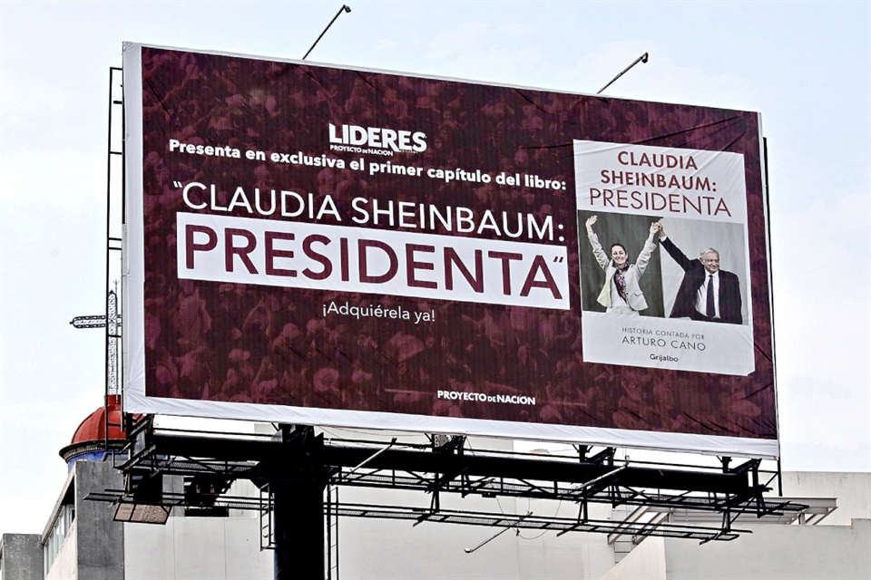 Promueven a Claudia Sheinbaum con libro ¡que no hay!