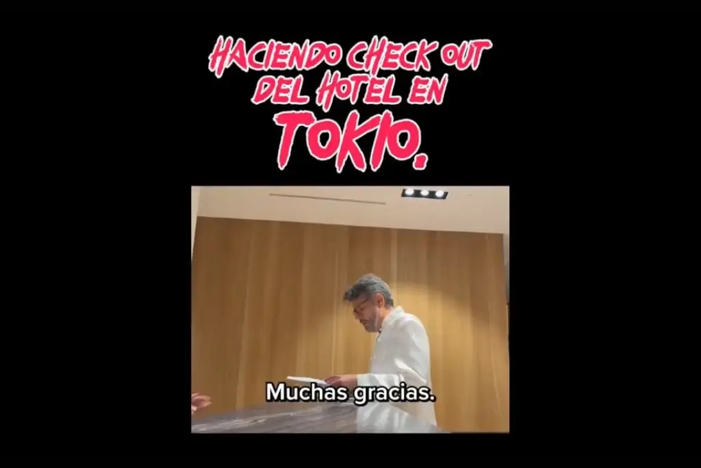 Eugenio Derbez parodia a Andy López Beltrán por su viaje a Japón 