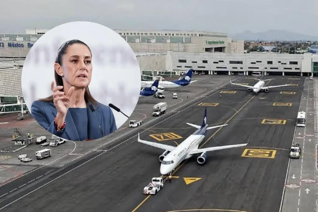 Aerolíneas mexicanas ceden slots a EE.UU. tras cancelación de vuelos: Sheinbaum