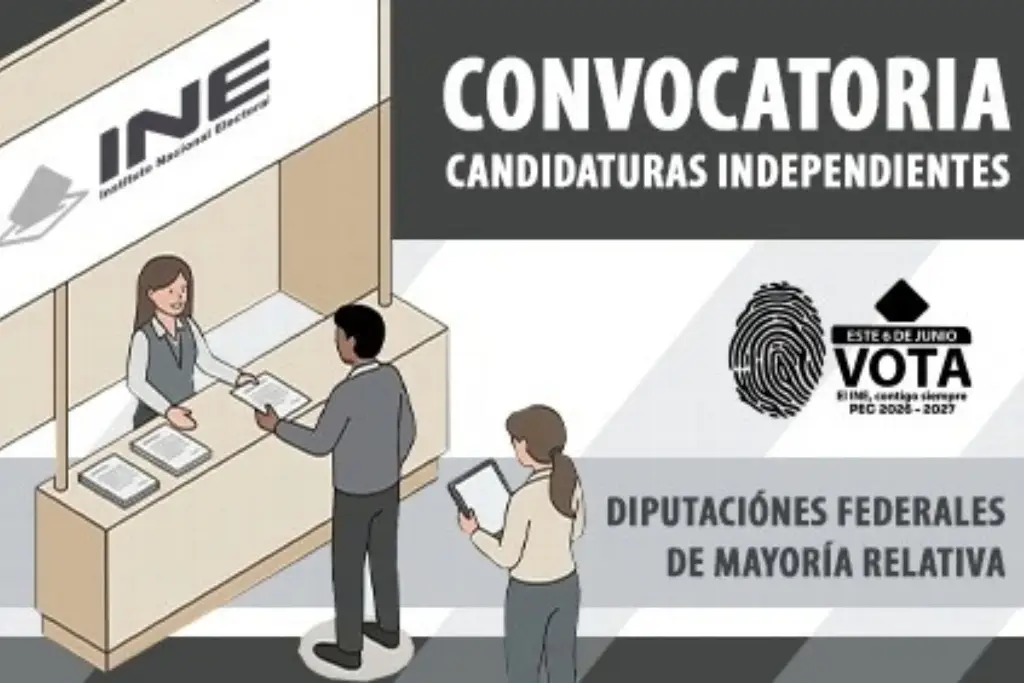 Recepciona INE manifestaciones de intención de candidaturas independientes a diputados federales