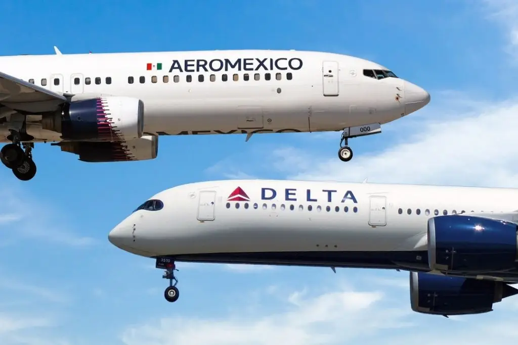 Aeroméxico y Delta amplían a 27 destinos su red en EE.UU. desde CDMX